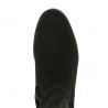 D2A76-00 Botte noire velours stretch grande taille femme Shoesissime, vue dessus