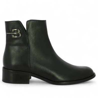 boots plate femme grande taille chic et élégante Shoesissime, vue coté