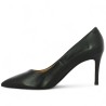 Sonia - Black leather stiletto pump - Escarpin 42, 43, 44, 45 - Shoessissime