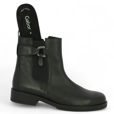 Judith - 71.790.27 Boots Black Gabor elastic - Gabor tall boots - Shoesissime