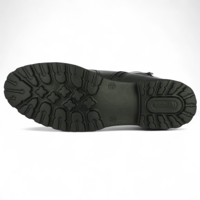 Riana - Bottine noire à lacets brillants D8653-00 Remonte - Boots femme 42, 43, 44, 45 - Shoesissime