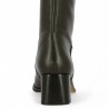 Adriana - Brown leather boots 5.5 cm heel - Women's boots 42, 43, 44, 45 - Shoesissime