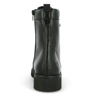 Leslie - Black ankle boot with jewelled laces Remonte D2S73-00 - Chaussures grande taille femme - Shoesissime