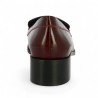 Aurore - Mocassin femme cuir vernis bordeaux grande taille - Mocassins grande pointure - Shoesissime