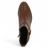 bottine habillée cuir marron femme grande taille Shoesissime, vue dessus