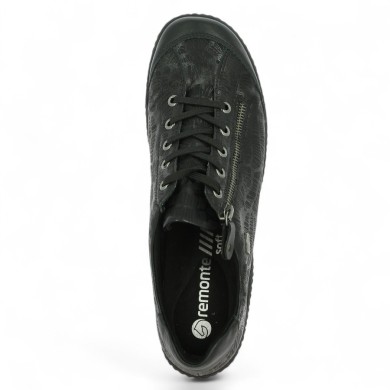Noa - Baskets noire Remonte R1402-00 - Baskets femme grande taille - Shoesissime