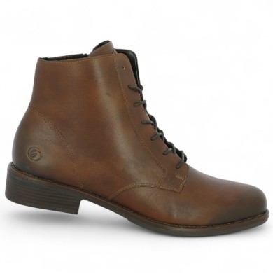 Khadija - Camel lace-up ankle boots D0F73-22 - Remonte Shoes Large Size - Shoesissime