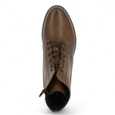 Boots camel lacets Remonte D0F73-22 Grande pointure shoesissime, vue dessus