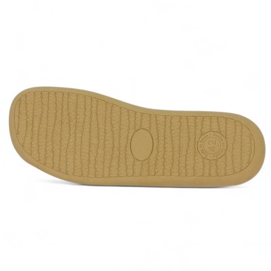 Sam - Chausson femme 42, 43, 44, 45, blanc cassé - Chaussure femme grande taille - Shoesissime