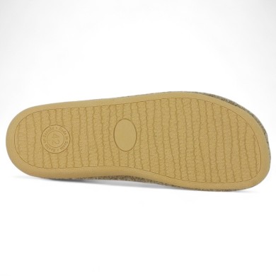 Sam - Chausson femme 42, 43, 44, 45, taupe - Chaussure femme grande pointure - Shoesissime