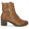 D2A74-25 Bottine Remonte petit talon cuir camel 42, 43, 44, 45 Shoesissime, vue coté