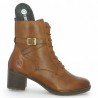 Joy - D1A78-22 Camel ankle boots with heel and laces - Remonte boots 42, 43, 44, 45 - Shoesissime