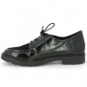 derbies vernis et velours lacets femme 42, 43, 44, 45 Shoesissime, vue intérieure