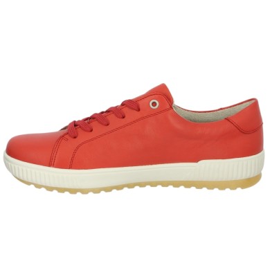 Tennis cuir rouge Remonte fermeture éclair 42, 43, 44, 45 Shoesissime, vue intérieure