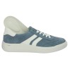 Tennis bleu femme grande taille semelle amovible Shoesissime, vue détails