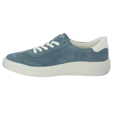 Sneakers femme bleu et blanche 42, 43, 44, 45 Remonte Shoesissime, vue intérieure