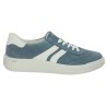 D3E00-14 Baskets femme grande pointure Remonte bleu Shoesissime, vue coté