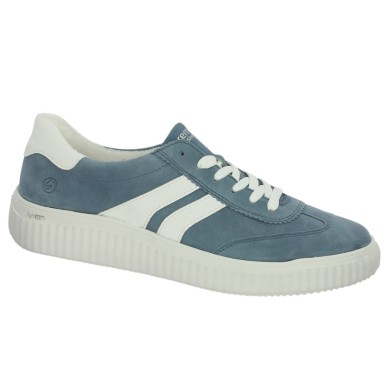 D3E00-14 Baskets femme Remonte bleu 42, 43, 44, 45 Shoesissime, vue profil