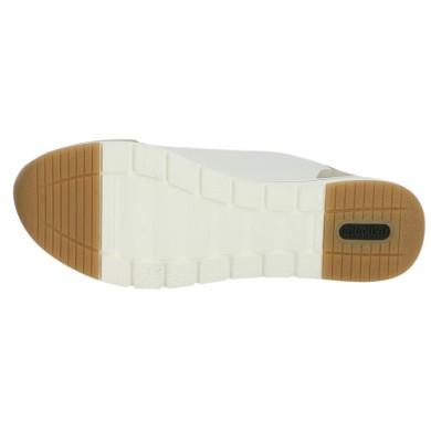 Diane - R6709-80 Sneakers beige and white - Baskets Remonte 42, 43, 44, 45 - Shoesissime