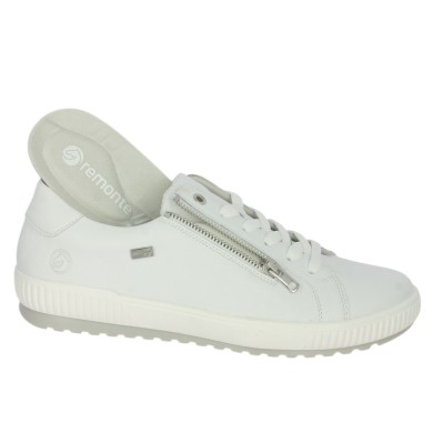 D0700-80 - Remonte women's white leather sneakers - Baskets 42, 43, 44, 45 - Shoesissime