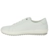 Tennis blanche femme 42, 43, 44, 45 confort semelle amovible Shoesissime, vue intérieure