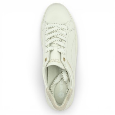 D1C13-80 Sneakers blanche mode femme 42, 43, 44, 45 Shoesissime, vue dessus
