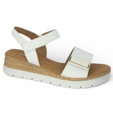 Sybelle - White Scratch Sandal 82.700.50 - Sandale Gabor 8, 8.5, 9, 9.5 - Shoesissime
