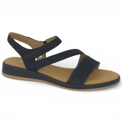 sandale bleu marine grande taille Gabor 82.733.36, vue profil