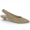 Petula - 81.530.14 Escarpin Gabor beige pointed toe - Chaussures petit talon grande taille femme - Shoesissime