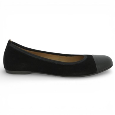 Katy - Ballerine noire grande pointure 84.126.17 - Chaussures Gabor 8, 8.5, 9, 9.5 - Shoesissime