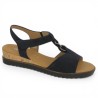 82.754.46 Gabor Sandale bleu marine grande pointure Shoesissime, vue profil
