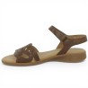 Sandale femme grande taille cuir marron femme 42, 42.5, 43, 44 Shoesissime, vue intérieure