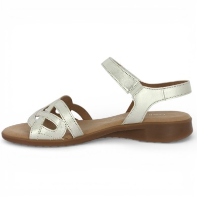 Sandale cuir doré Gabor confort femme 8, 8.5, 9, 9.5 Shoesissime, vue intérieure