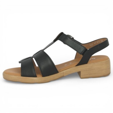 82.813.57 Sandale Sabot noir Gabor confort 8, 8.5, 9, 9.5 femme Shoesissime, vue intérieure