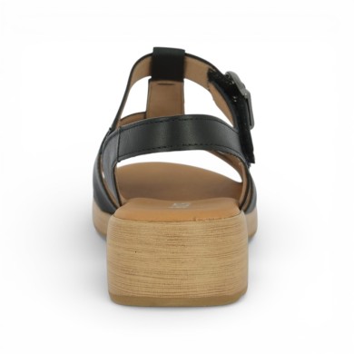 82.8143.57 - Black leather sandal with sandal sole - Sandals 8, 8.5, 9, 9.5 - Shoesissime