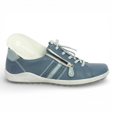 R1432-15 - Blue Remonte sneakers - Women's large size sneakers - Shoesissime