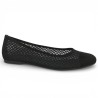 84.116.47 - Black mesh ballerina Gabor - Mesh ballerinas 42, 43, 44, 45 - Shoesissime
