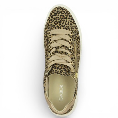 86.465.90 Baskets Léopard Gabor grande pointure femme Shoesissime, vue dessus