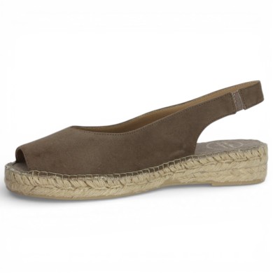 Chaussure été femme grande taille espadrille toni pons vue intérieure
