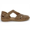 Sandale Rosalie 03 camel grande taille femme Josef Seibel, vue coté