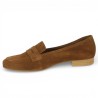 Elody - Light brown velvet loafer - Women's loafers 42, 43, 44, 45 - Shoesissime