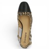 Escarpin Sling back Léopard 42, 43, 44, 45 Shoesissime, vue dessus