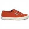 Baskets toile femme grande pointure Superga Shoesissime terracotta - brique, vue coté