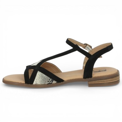 Nu-pieds femme grande taille serpent Géo Reino Shoesissime, vue intérieure