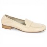 Mocassin femme cuir beige rosé 42, 43, 44, 45 Shoesissime, vue profil