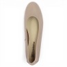 Louisa - Ballerinas in nude pink leather 42, 43, 44, 45 - Chaussures grandes tailles - Shoesissime