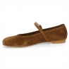 Brigitte - Camel 42, 43, 44, 45 - Ballerinas with large straps - Shoesissime