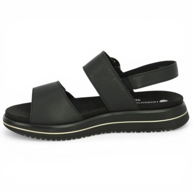 sandale réglable confort noire 42, 43, 44, 45 Shoesissime, vue intérieure