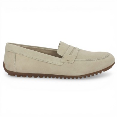 D3K00-60 mocassin confort Remonte beige clair grande taille femme Shoesissime, vue coté