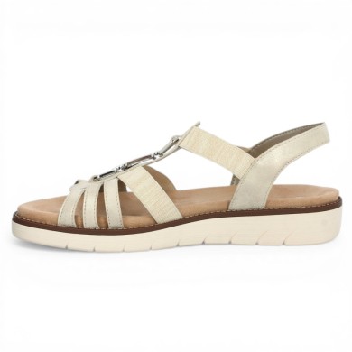 Nu-pieds Remonte femme doré confort bijoux, vue intérieure